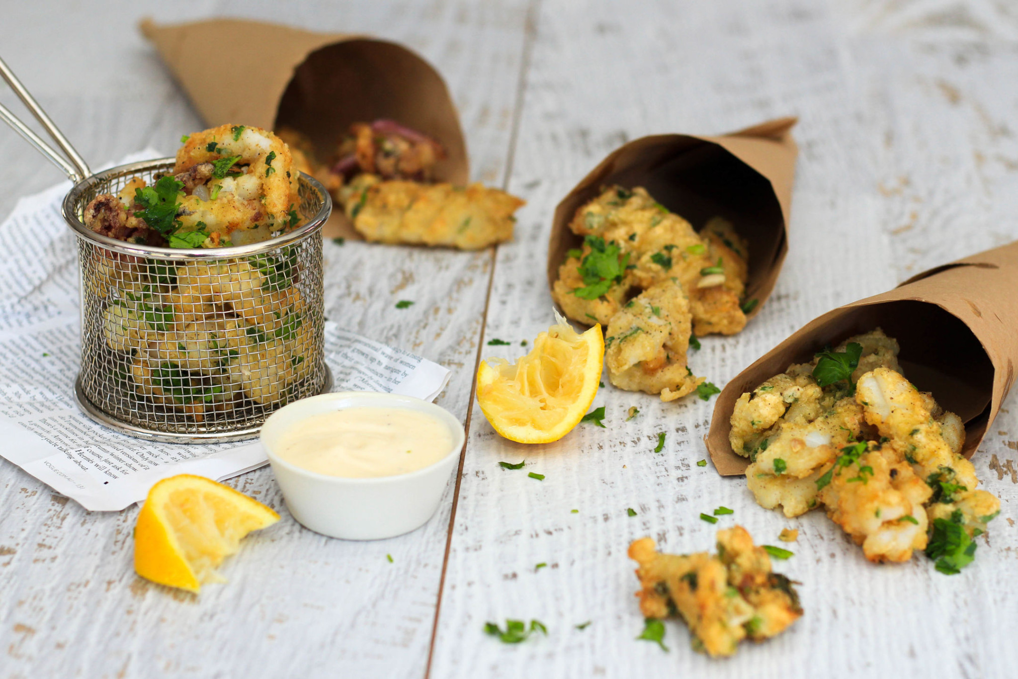 CRISPY SALT & PEPPER SQUID GLUTEN FREE RECIPE - Helen Tzouganatos