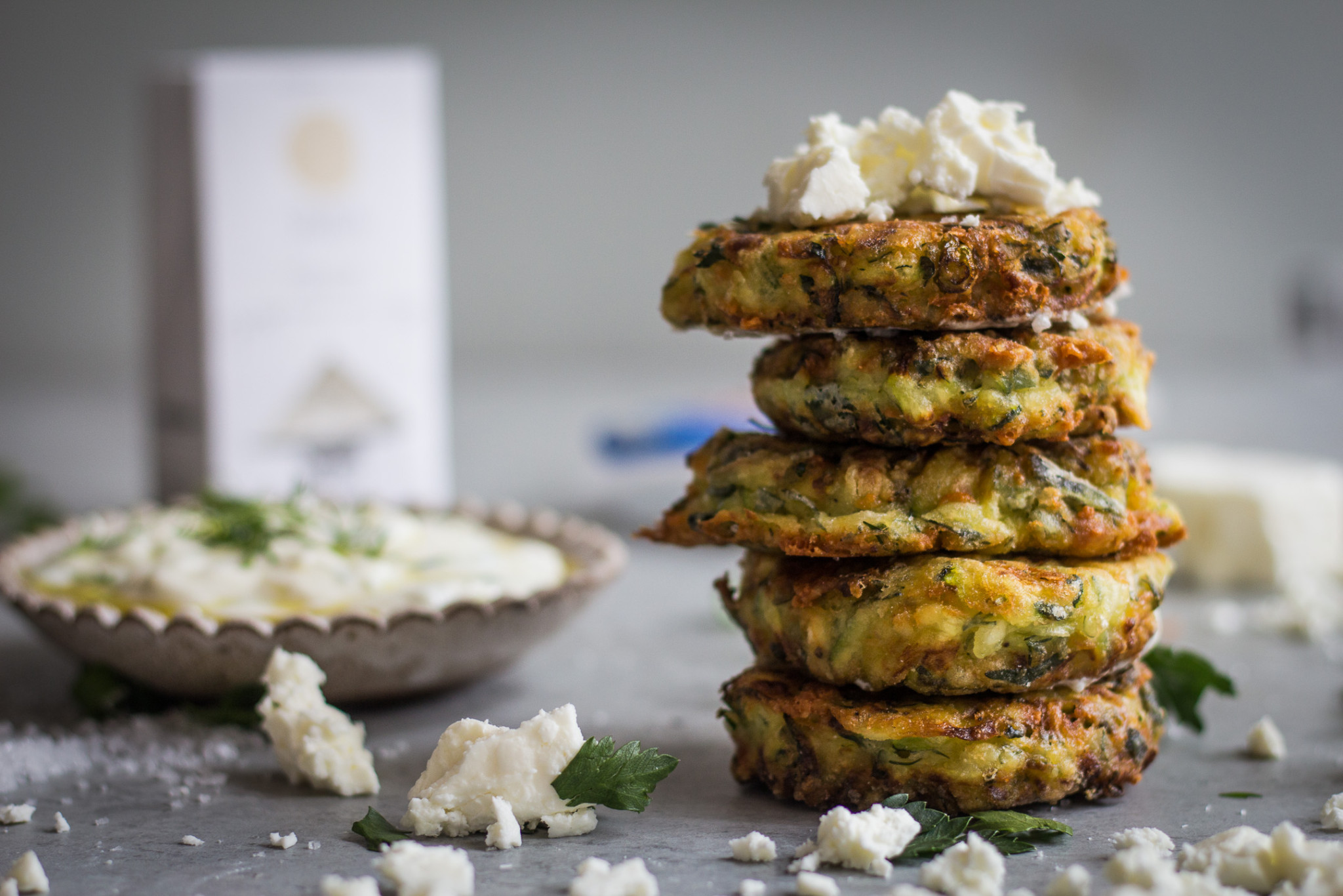 Greek Kolokithokeftedes Zucchini Feta And Herb Fritters Gluten Free Recipe 3297