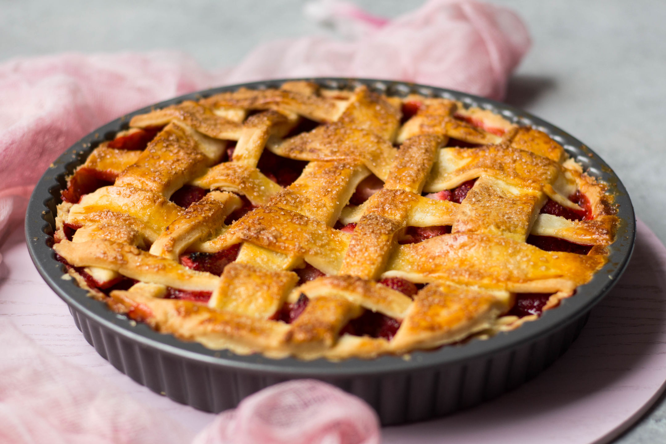 Luscious Strawberry Pie Gluten Free 3-3468