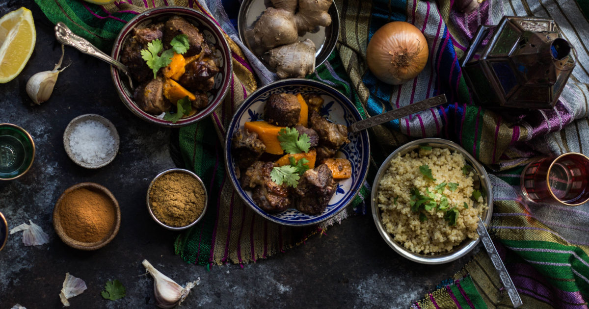 Moroccan Lamb Tagine with Pumpkin & Quinoa Gluten Free Recipe Helen