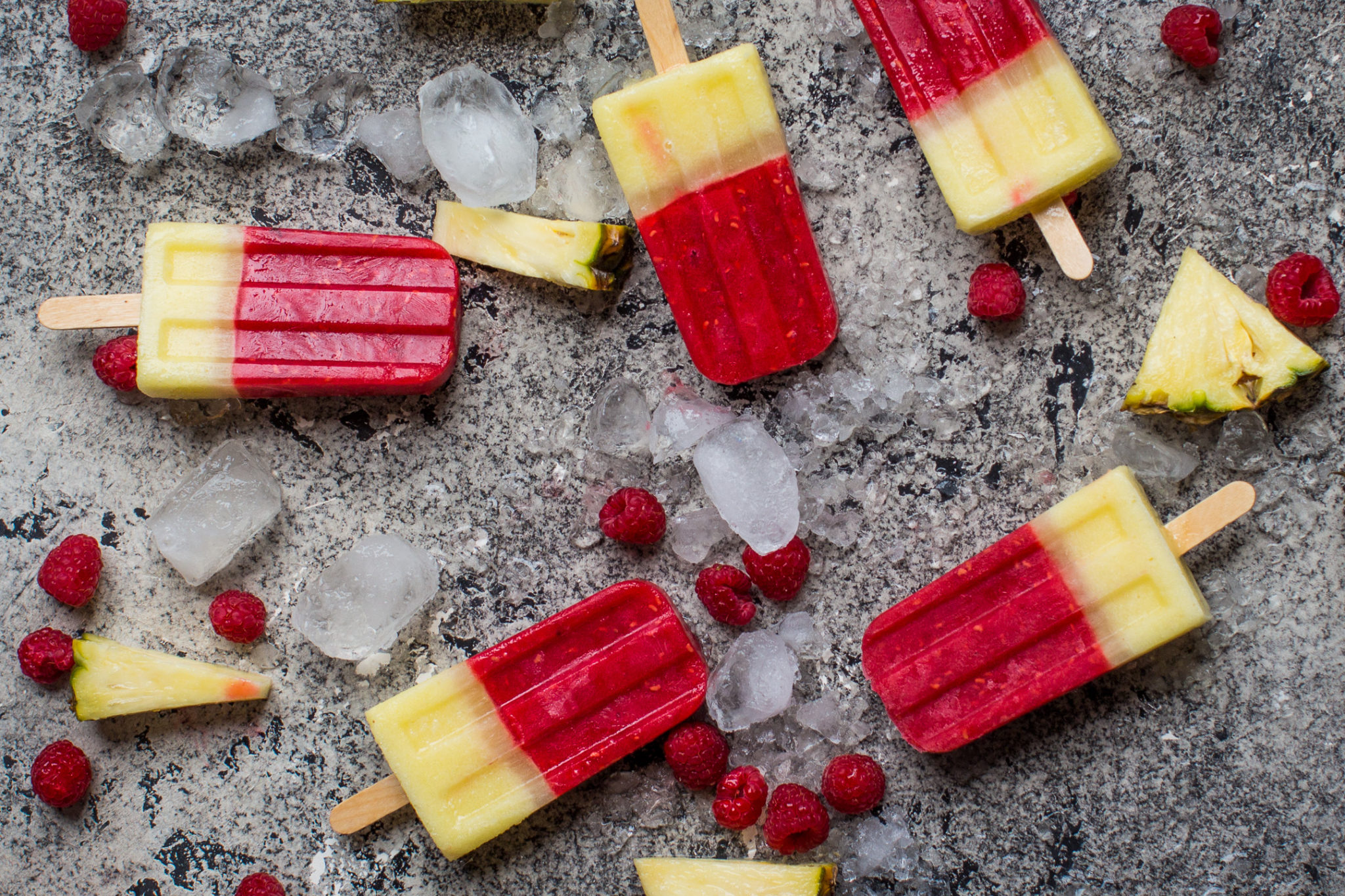 RASPBERRY PINEAPPLE ICE BLOCK RECIPE - Helen Tzouganatos - Gluten Free ...