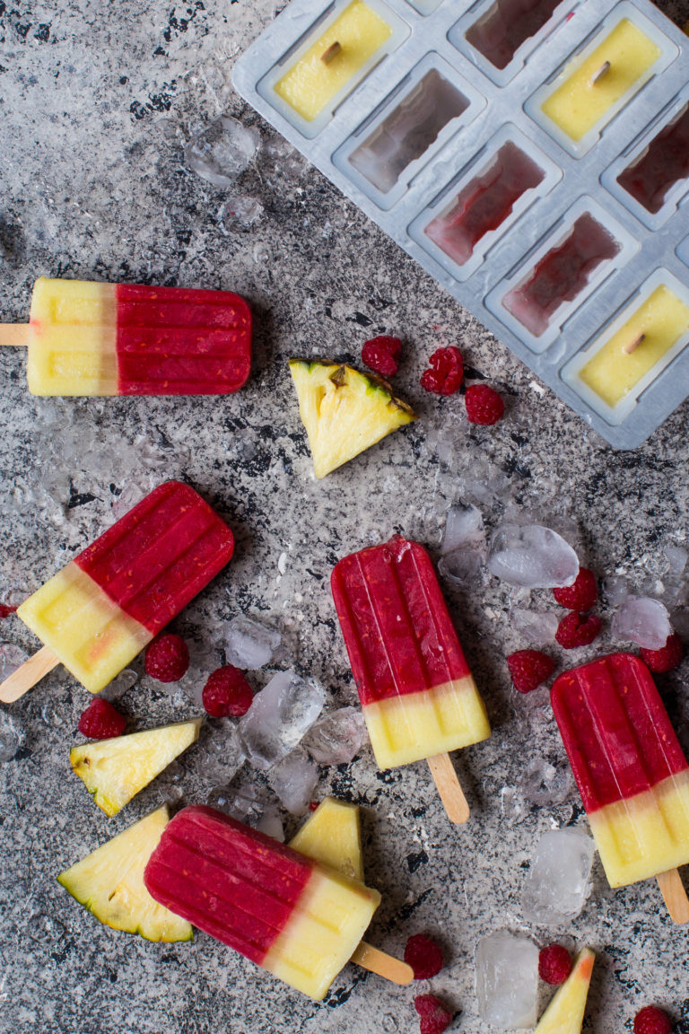 RASPBERRY PINEAPPLE ICE BLOCK RECIPE - Helen Tzouganatos - Gluten Free ...