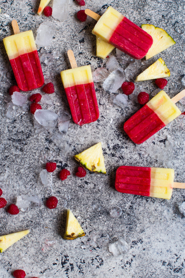 RASPBERRY PINEAPPLE ICE BLOCK RECIPE - Helen Tzouganatos - Gluten Free ...