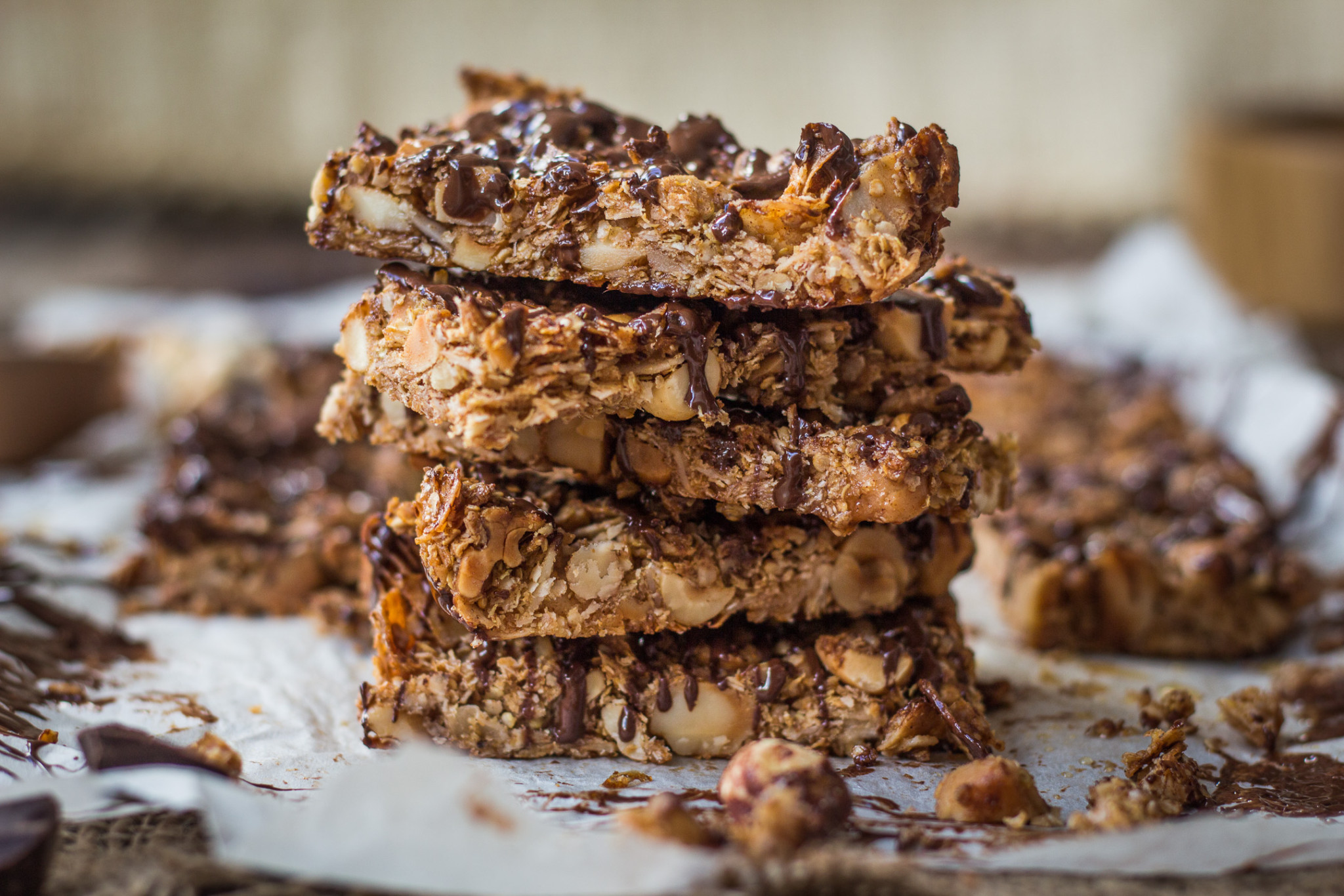 Granola Crunch Bars Gluten Free Recipe Helen Tzouganatos Gluten