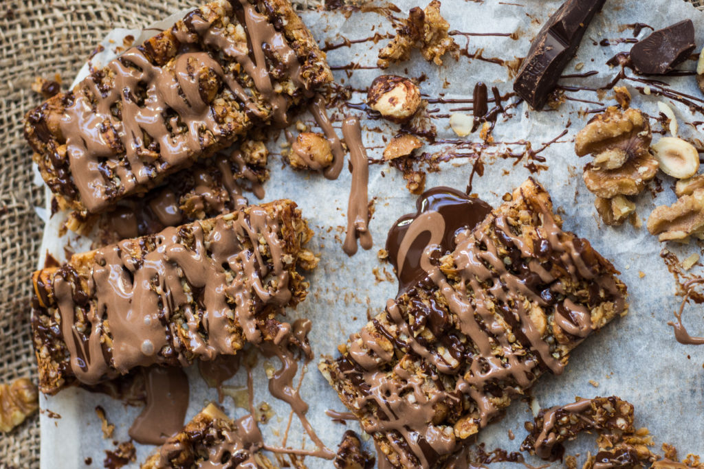 Granola Crunch Bars Gluten Free Recipe Helen Tzouganatos Gluten