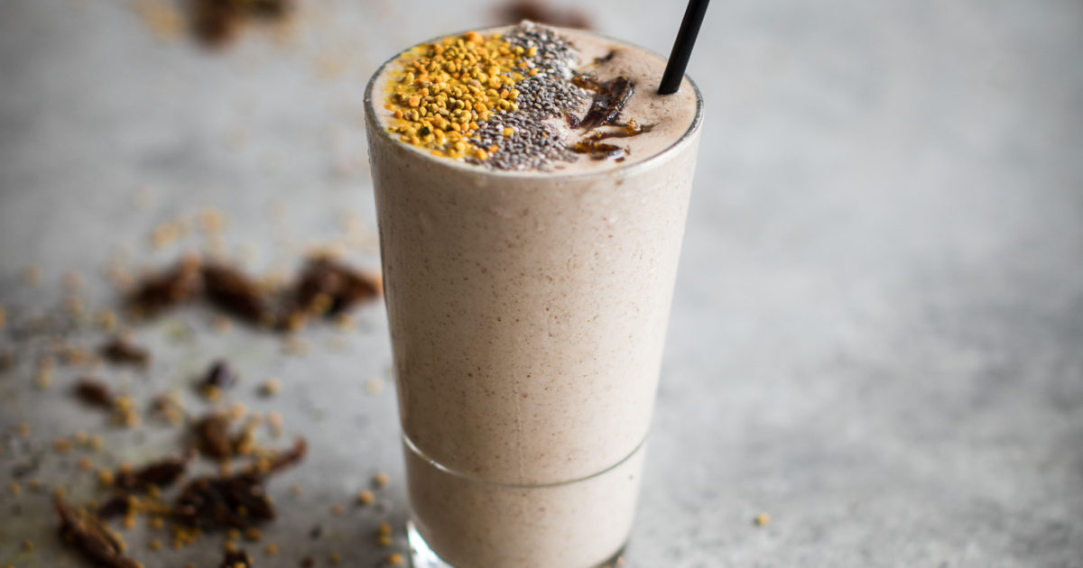 Vegan Banana Salted Caramel Smoothie - Helen Tzouganatos - Gluten Free  Recipes