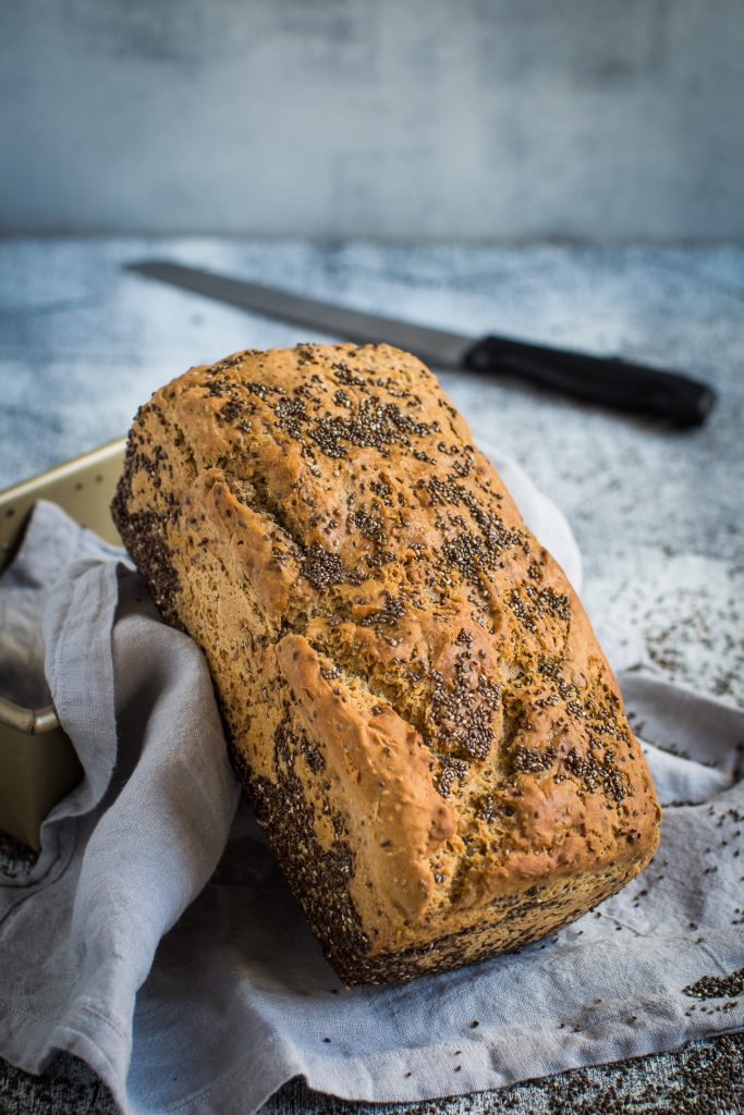 buckwheat and chia bread