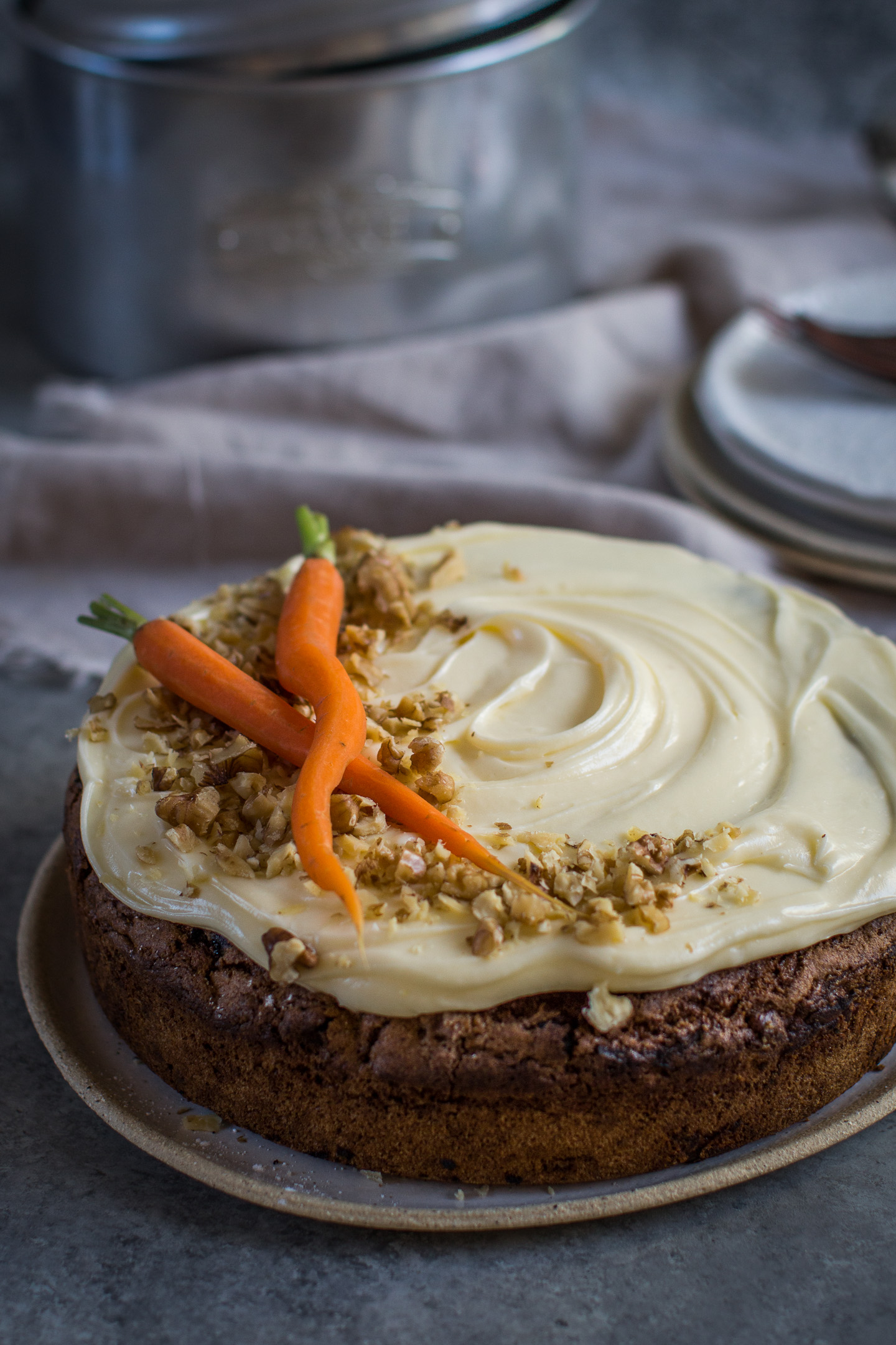 Carrot cake leak